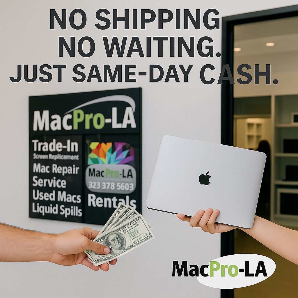 Mac mini at a MacPro-LA counter for Studio City sellers